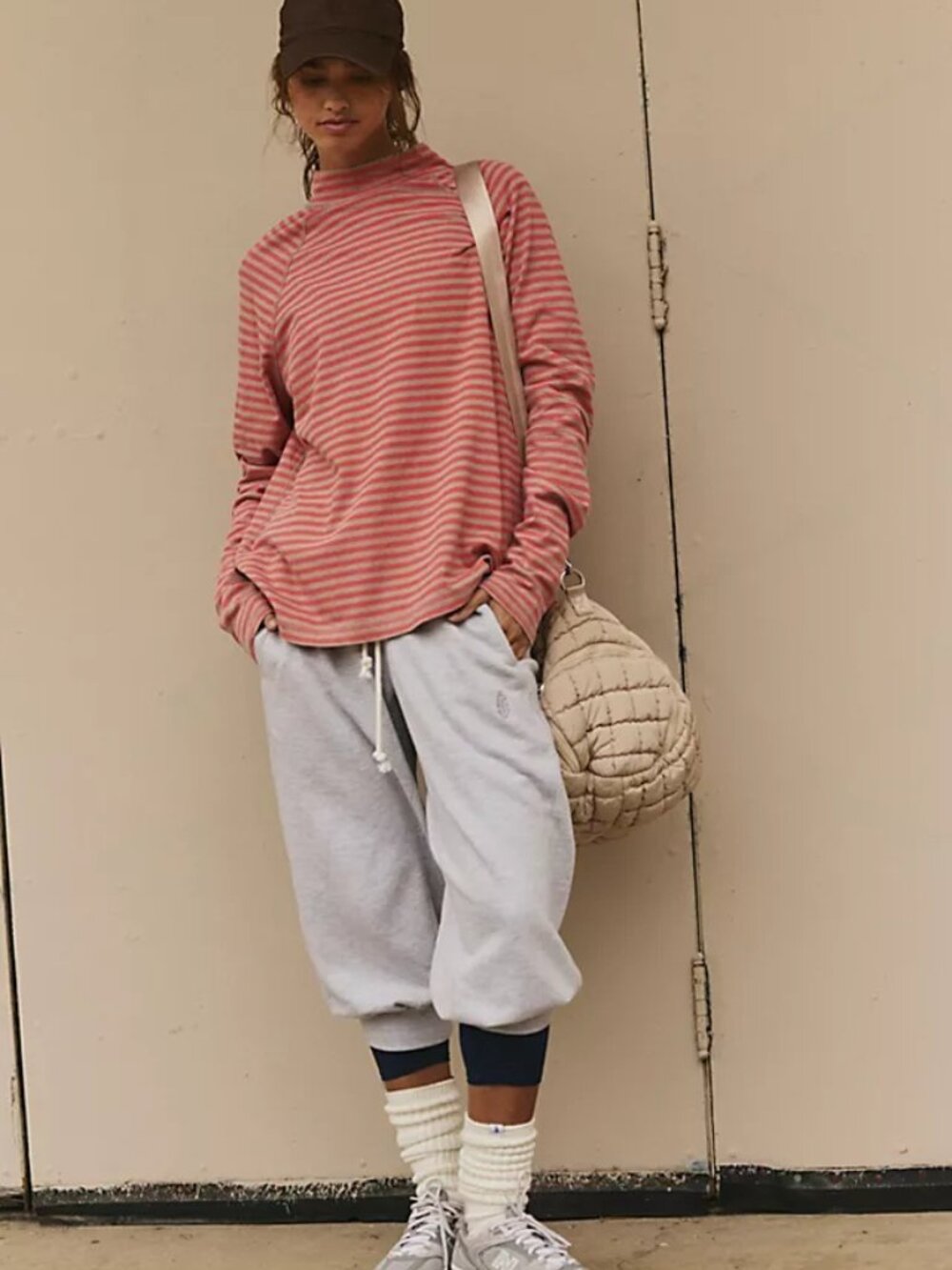 NWT: Free People Movement Restoration Yarn Dye Stripe Layer